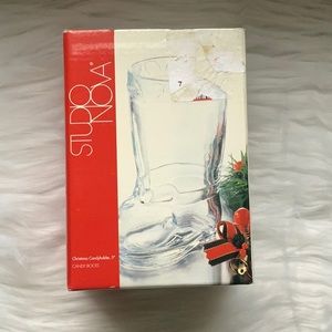 Studio Nova - Santa Boot- Candy Boot- Glass - Christmas- Holiday